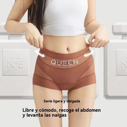 🔥🩲【Compra 3 y llévate 3 gratis】（6 piezas）Último día – 50% de descuento Bragas de talle alto antibacterianas con efecto vientre plano