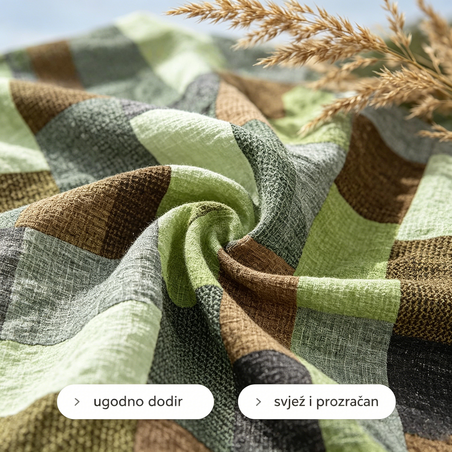 💥👕2026【S-5XL】Nova muška karirana prugasta polo majica od pamuka i lana