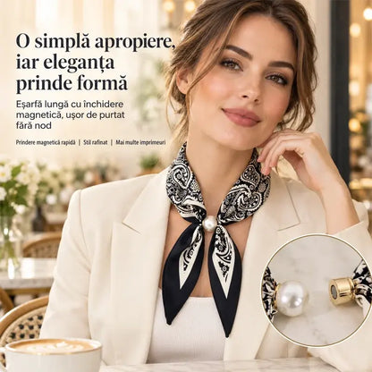 ✨ Set od 4 uska svilena šala – elegancija i profinjenost za proljeće i ljeto! Kvalitetan materijal, svestrana primjena – idealni za vrat, kosu ili torbicu!