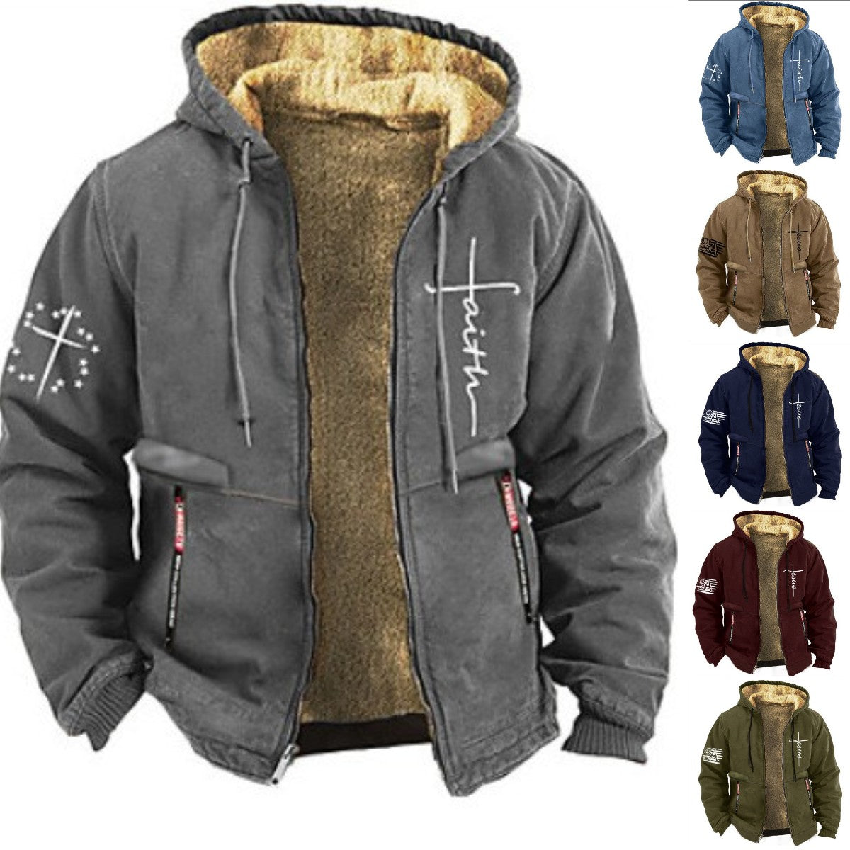 ✨Oferta limitada: 50 % de descuento 【S-3XL】Chaqueta de terciopelo suave, cálida, gruesa y ligera para hombre, ideal para otoño e invierno. 3788559 