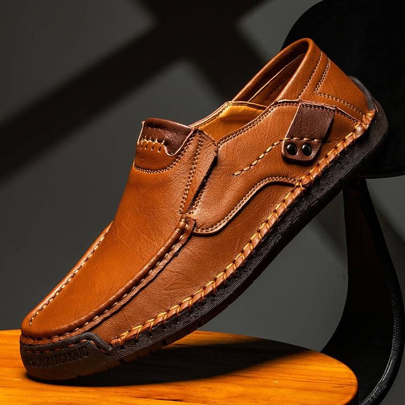 👞49% отстъпка🔥【Размери 38-48】Ръчно изработени кожени мокасини ✅️Плащане при доставка