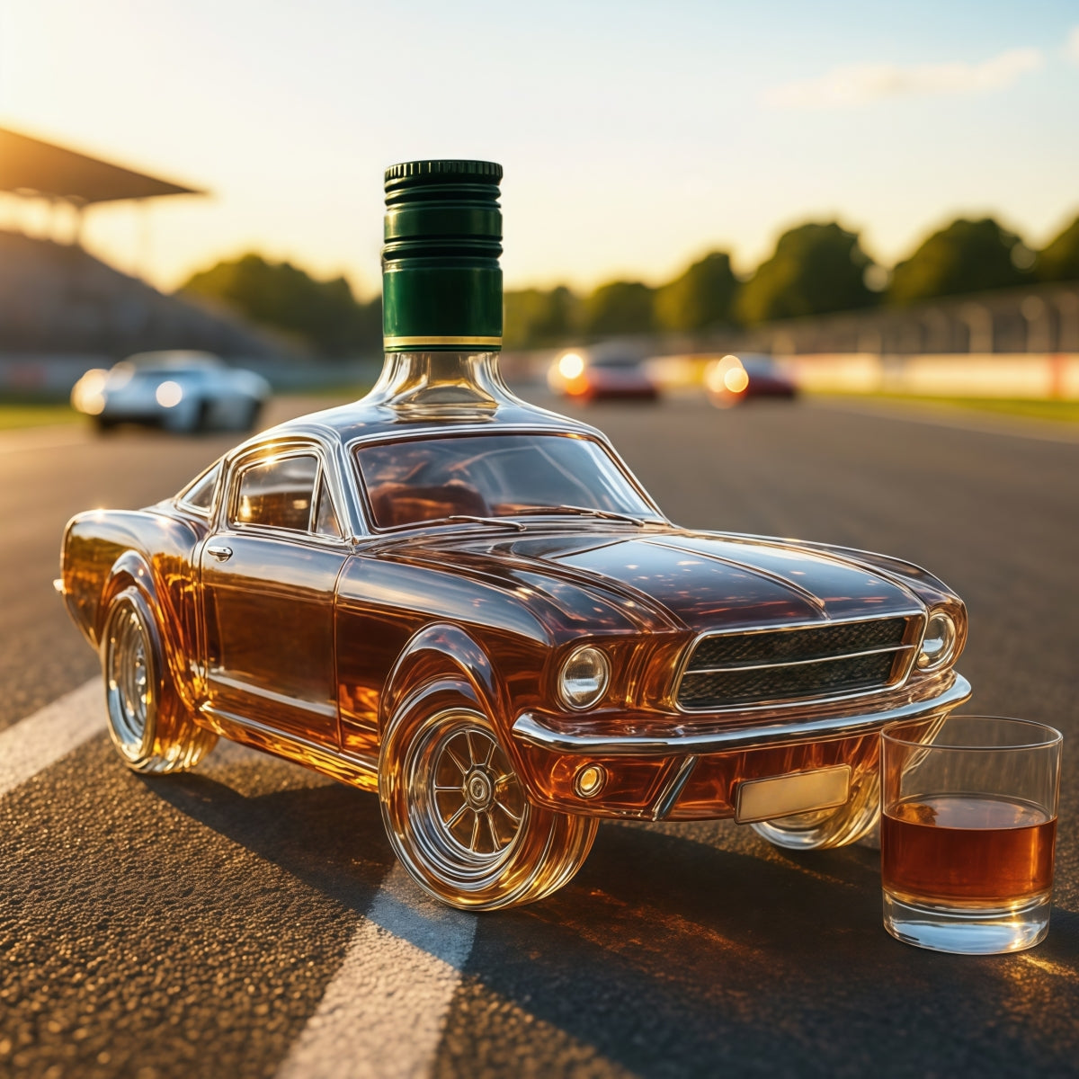 🎁🚗 Kreativna steklenica za viski v obliki avtomobila – slog in zbirateljska vrednost