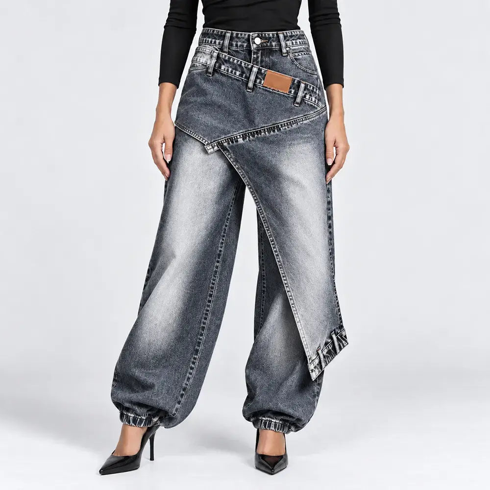 👖【XS-3XL】Moderne široke traperice za jesen i zimu, deblji materijal i vrhunska kvaliteta ✨💞