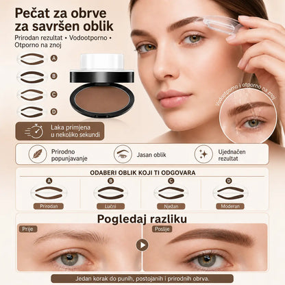 1 komad 24 eura ✍️Puder za obrve u prahu, dugotrajan, vodootporan i otporan na znoj, izvrstan alat za oblikovanje obrva.