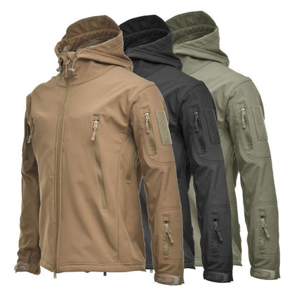 🔥🔥【S-4XL】Chaqueta de senderismo al aire libre esencial para otoño e invierno, impermeable y a prueba de viento--3762032 