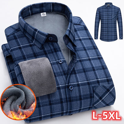 🔥【49% POPUSTA】👔【L-5XL】Nova karirana ležerna košulja dugih rukava za proljeće/jesen 2026.