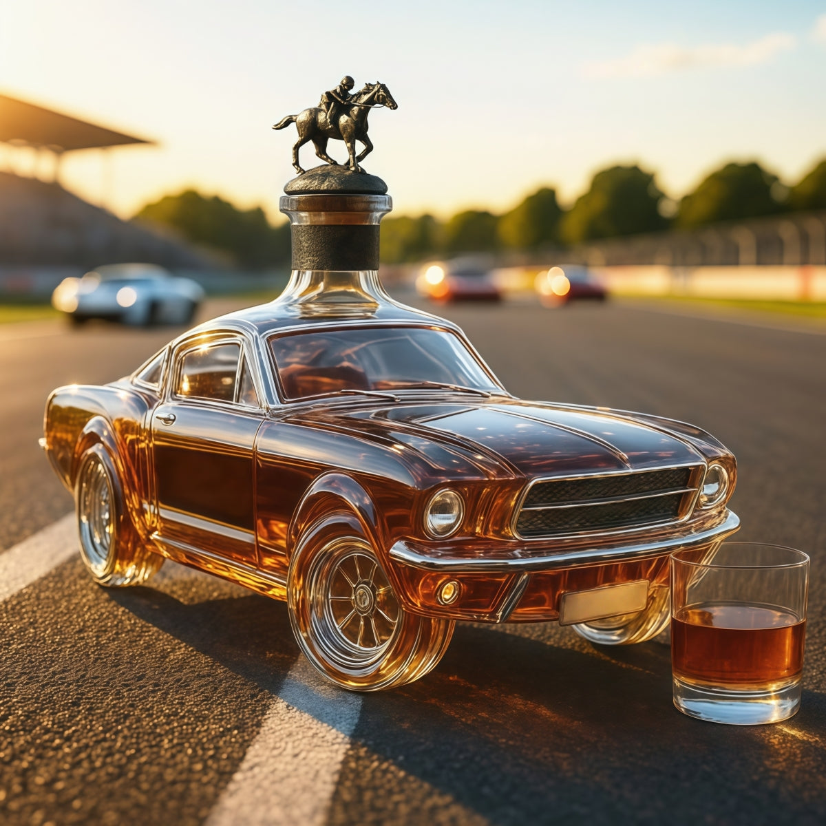 🏎️🍷🎁 Botella de whisky creativa en forma de coche — estilo y valor coleccionable