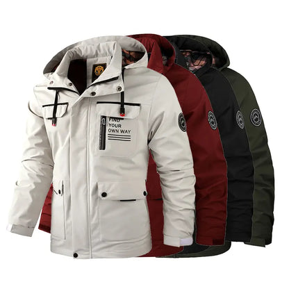 🔥50% popusta danas🔥【M-6XL】2026 Nova muška debela, topla, vjetrootporna i vodootporna jakna