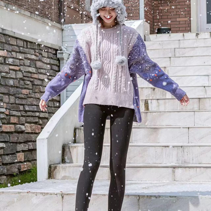 ¡Oferta! 💥 Compra uno y llévate el segundo gratis! 🔥【S-5XL】Leggings térmicos de lana gruesa con cintura alta, gran talla, alta elasticidad — imprescindibles para otoño/invierno 2026
