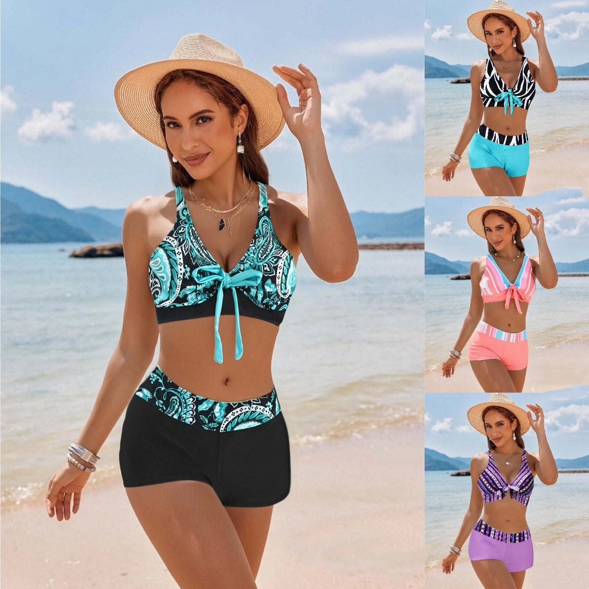 🏊‍👙【Kupite 1, dobijte 1】🌴 Elegantni kupaći kostim za veće veličine s printom