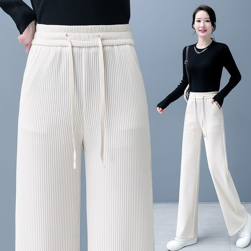 🔥【Kupi enega in drugega dobiš brezplačno】👖Nove široke flis hlače za prosti čas, zelo udobne za nošenje.