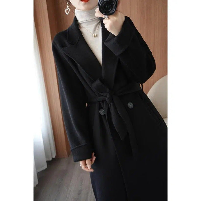 🌈🩰Nuevo producto con 65% de descuento: abrigo de doble cara de alta calidad, 100% lana pura, apto para múltiples temporadas en otoño e invierno