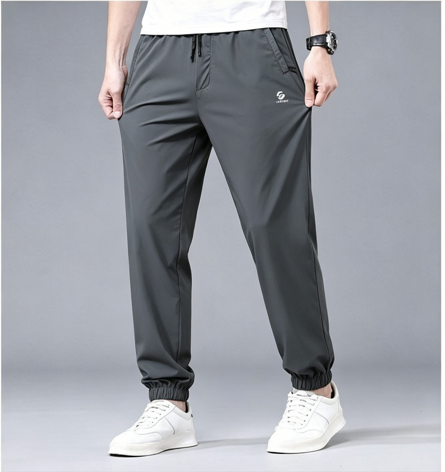 👖Vremenski ograničeni popust od 50% [40-120 kg] Nove muške elastične hlače od ledeno svilene tkanine za proljeće/ljeto 2026.