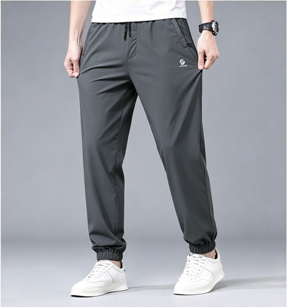 👖Vremenski ograničeni popust od 50% [40-120 kg] Nove muške elastične hlače od ledeno svilene tkanine za proljeće/ljeto 2026.