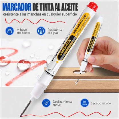 💯 10 piezas ⚽ Marcadores de precisión para agujeros profundos, espacios estrechos y lugares de difícil acceso.