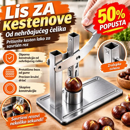 🥜💪 Krckalica za orahe s ručkom – izrađena od nehrđajućeg čelika, spremna za upotrebu