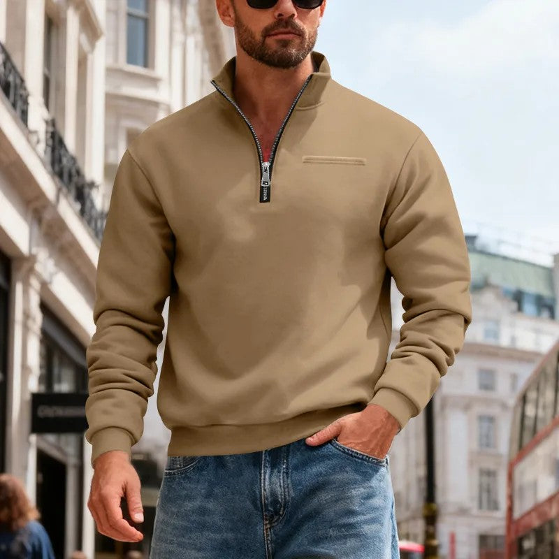 👕【40% de descuento】【S-3XL】Sudadera de hombre 2026, moderna, de manga larga, casual y cálida