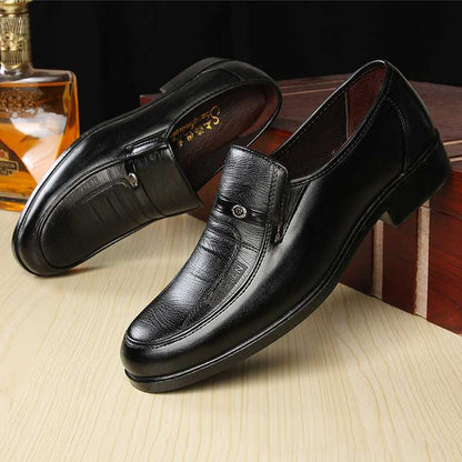 👞Otoño 2026, los nuevos zapatos de negocios de cuero para hombre son suaves y cómodos.