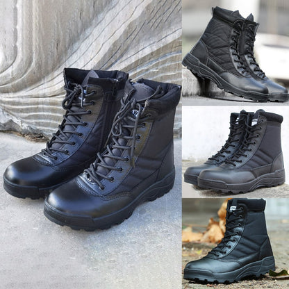 👍【39-45】Botas militares tácticas de senderismo de otoño e invierno de alta calidad para hombres y mujeres: impermeables, cálidas y resistentes al desgaste--3785628 