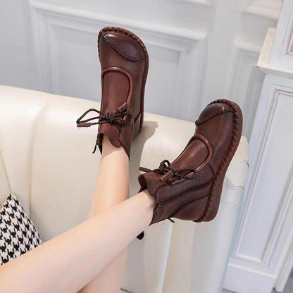 👢🔥【35-40】40% zniżki - 👍 Nowe retro miękkie skórzane buty Martin na wczesną jesień 2025, przewiewne i wygodne