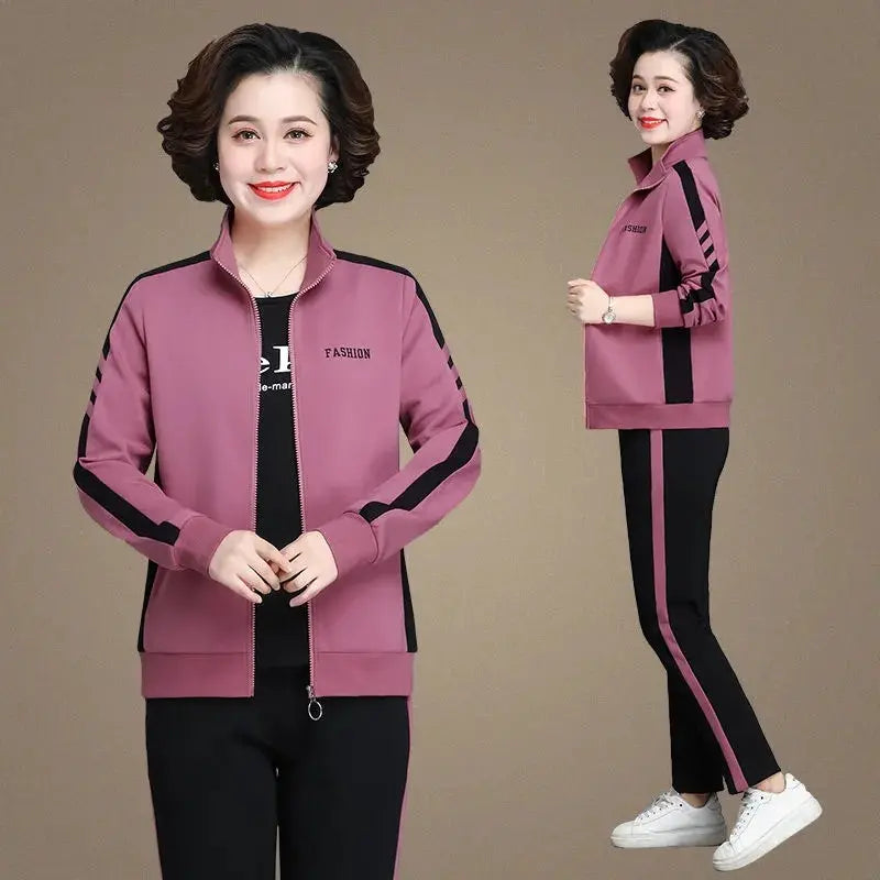 🔥【50% popusta】🔥【Jakna + hlače】😍 Novi jesenski casual sportski komplet, veće veličine 【M-5XL】
