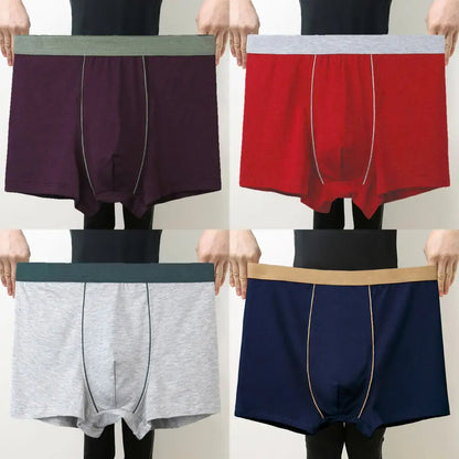 [4 komada] 31 € [45 kg - 150 kg] Muško donje rublje od čistog pamuka za veće veličine [XL-9XL] -- Besplatna dostava