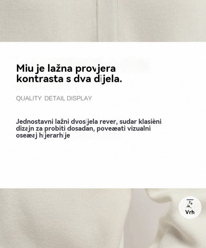 🔥Nova kolekcija s 40% popusta【S-3XL】2025 Novi traper patchwork kardigan, udoban i svestran za svakodnevno nošenje.