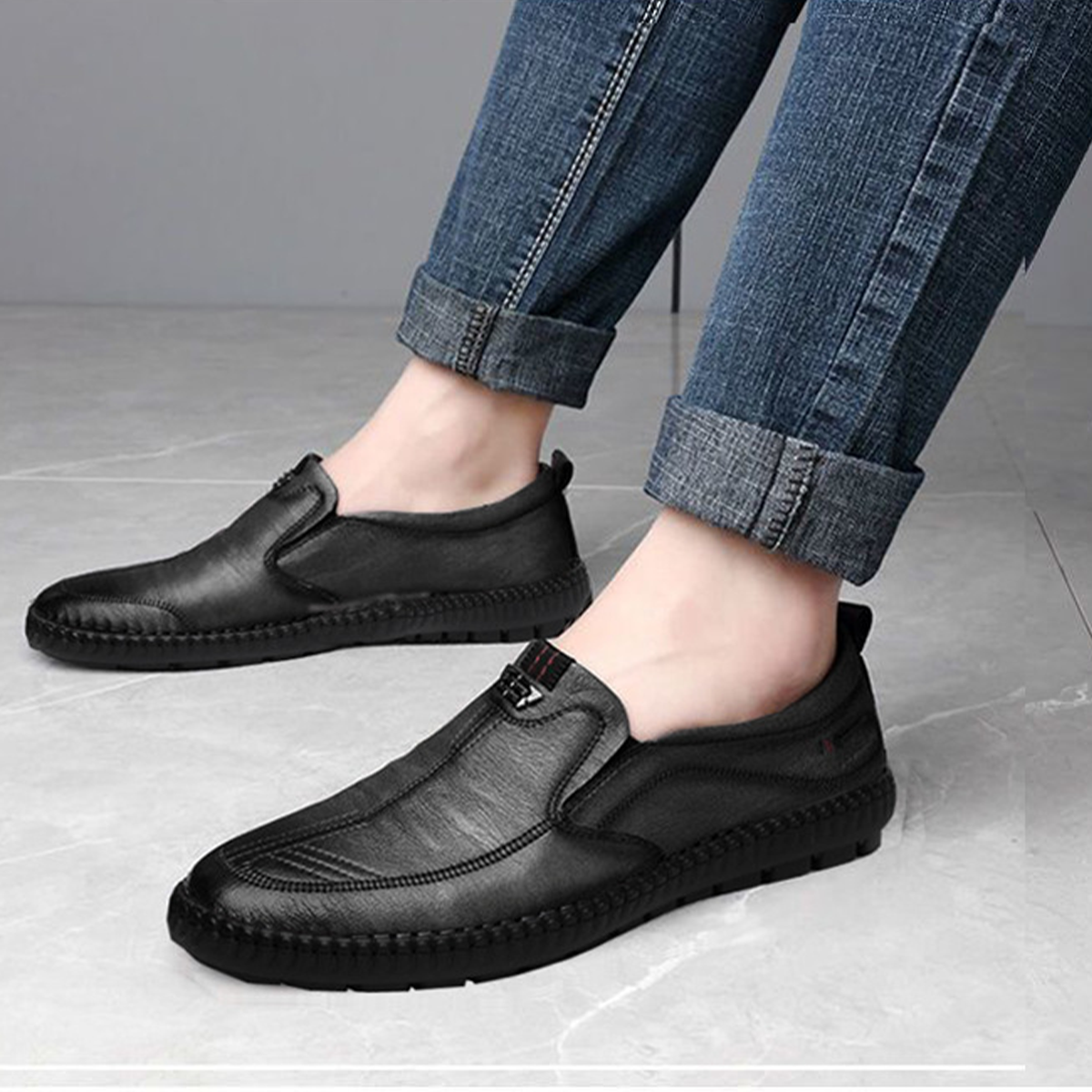 👞Nowe brytyjskie buty codzienne z miękką podeszwą✅Wykonane ręcznie z wyselekcjonowanej skóry✅Odporne na ścieranie i oddychające