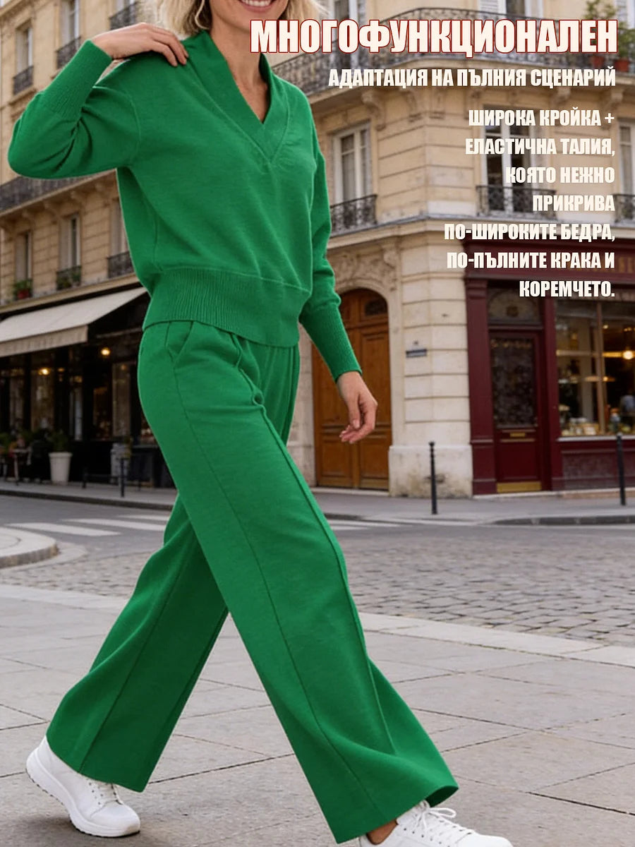 🥰📢 ¡50% de descuento! [M-5XL] Conjunto de dos piezas para mujer 2026 de algodón puro de alta calidad, manga larga, suave, cómodo y fácil de combinar ✨