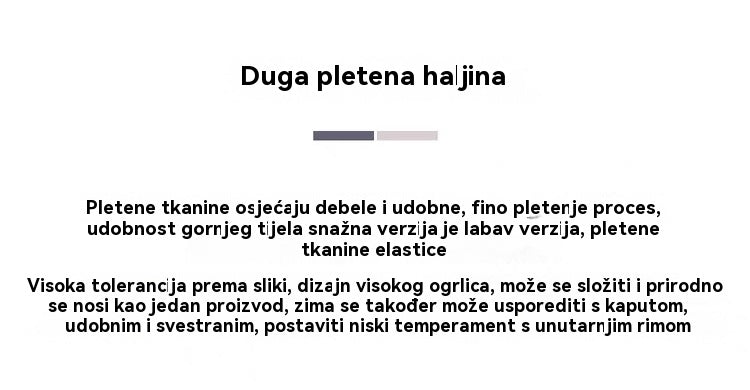 🔥Prva prodaja, 50% popusta【S-3XL】2025. nova europska i američka pletena haljina s ovratnikom - visoka kvaliteta
