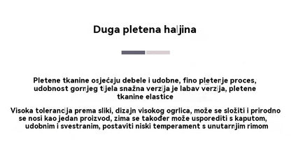 🔥Prva prodaja, 50% popusta【S-3XL】2025. nova europska i američka pletena haljina s ovratnikom - visoka kvaliteta