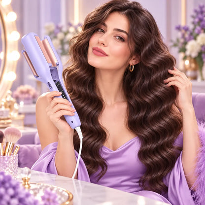 1💈1 komad za 33 eura 💐💁‍♀️ Uređaj za valovitu kosu – sjaj kao iz salona i zaštita od topline ✨