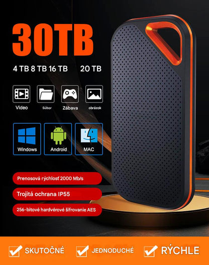 【Posledný deň 🔥50% zľava】💥【32TB】Vysokorýchlostný mobilný pevný disk s veľkou kapacitou
