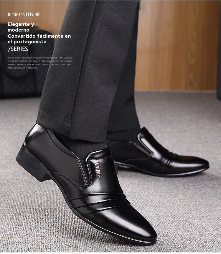 🔥Nuevo lanzamiento 50% de descuento🔥【Tallas 38-48】Zapatos de vestir de cuero genuino para hombre 2025