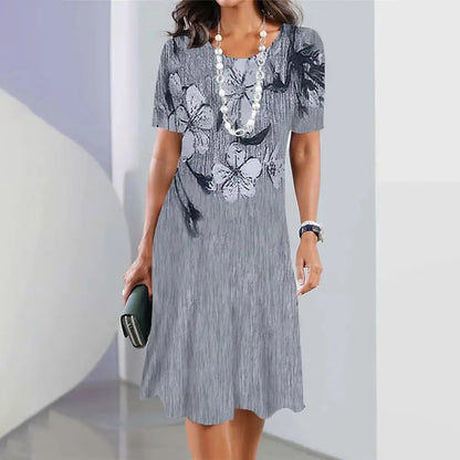 Kupite 1, dobijte 1 besplatno 🔥【S-5XL】 Elegantna retro haljina s okruglim izrezom