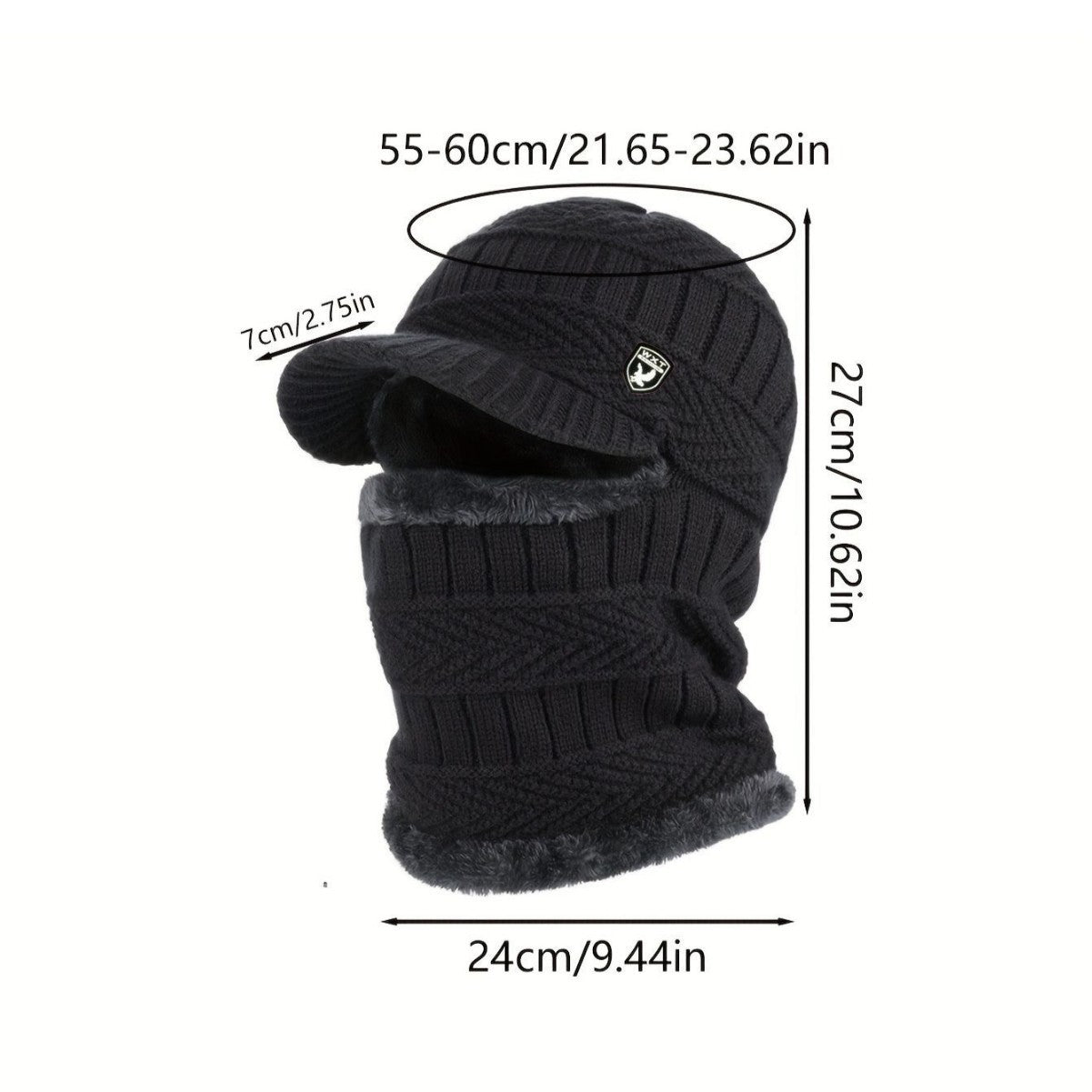 【¡Compra 1 y llévate otro gratis!🔥Gorro de lana grueso de una sola pieza, resistente al viento, para exteriores.