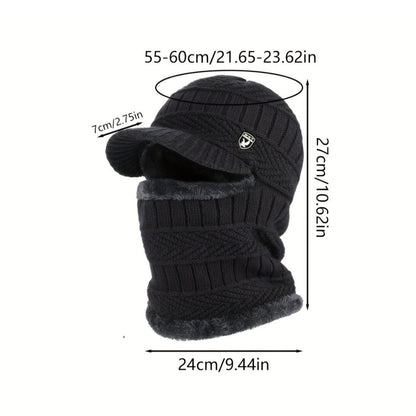 【¡Compra 1 y llévate otro gratis!🔥Gorro de lana grueso de una sola pieza, resistente al viento, para exteriores.