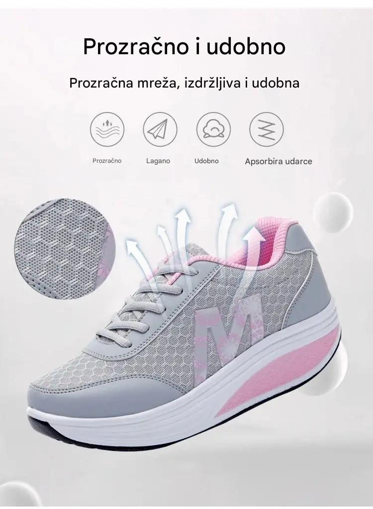 🏆👟【35-43】2025 Nove ženske cipele s debelim potplatom i mrežicom, udobne, prozračne i protiv klizanja