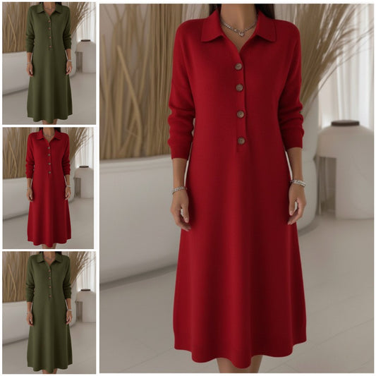 🔥✨【S-3XL】2025 Nova modna pletena obleka💃, udobna in enostavna za vsakodnevno nošenje