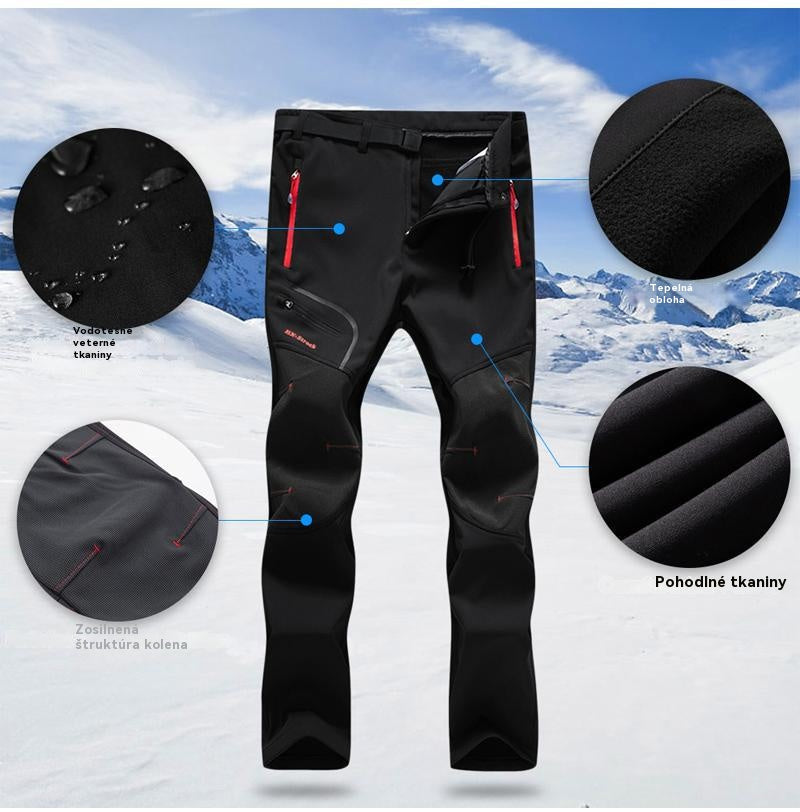 【43% zľava】[S–5XL] Nové pánske nepremokavé a teplé voľnočasové nohavice na jeseň a zimu 2025