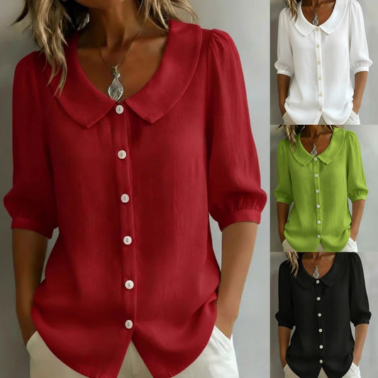 ✨👚【S-3XL】Ženski ljetni kardigan kratkih rukava na kopčanje - mladenački i svestran✅Plaćanje pouzećem dostupno