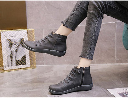 🔥 43% έκπτωση! 🔥【35-43】Νέα συλλογή γυναικείων χειμερινών φαρδιών παπουτσιών - casual κοντές μπότες για το 2025.