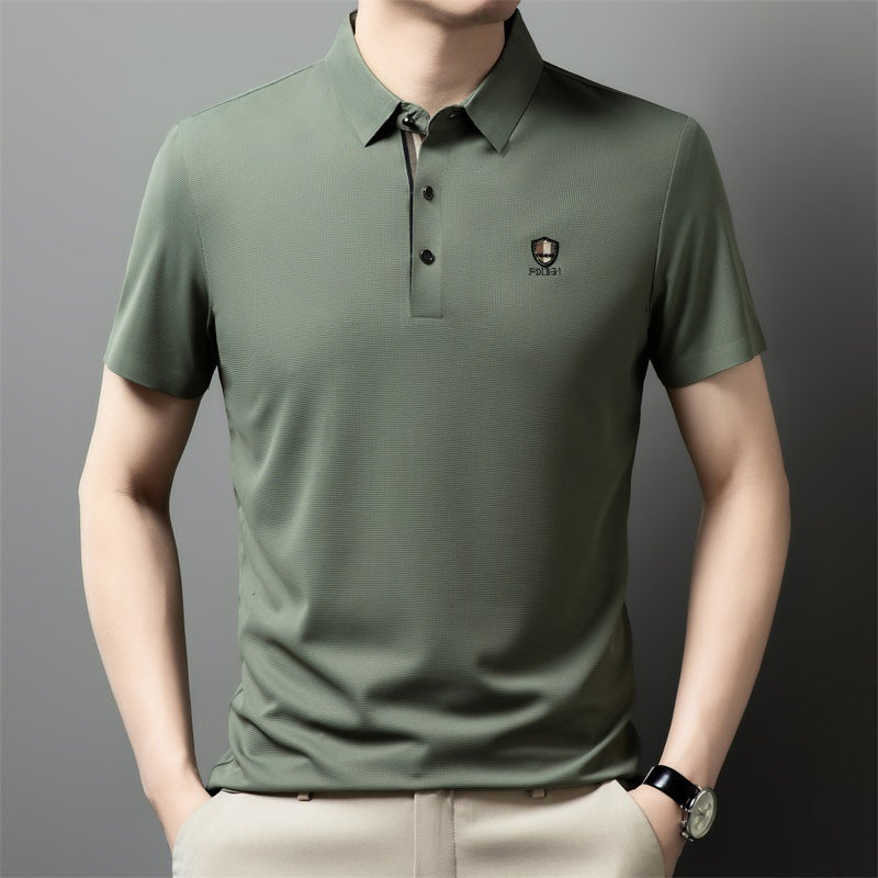 【M-4XL】Nova polo majica kratkih rukava s ovratnikom od ledene svile za ljeto 2026. Iznimno udobna.