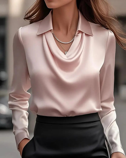 🔥🍁【Nová jeseň】【S-3XL】🌷Nová jednoduchá a elegantná dámska blúzka