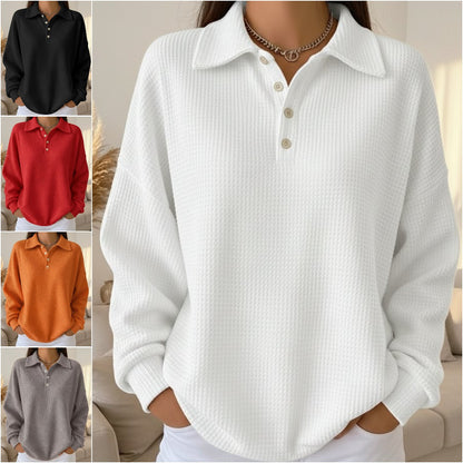 🔥【Kupi 1 i dobiješ 1 gratis】【S-5XL】2025 Nova jesen/zima jednobojna polo majica s ovratnikom