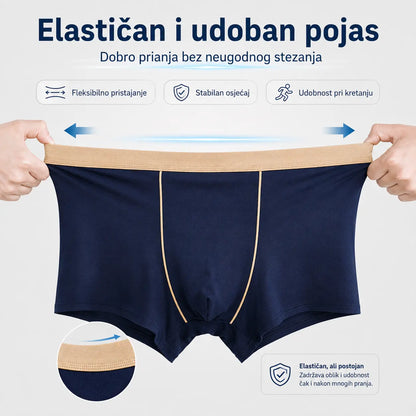 [4 komada] 31 € [45 kg - 150 kg] Muško donje rublje od čistog pamuka za veće veličine [XL-9XL] -- Besplatna dostava
