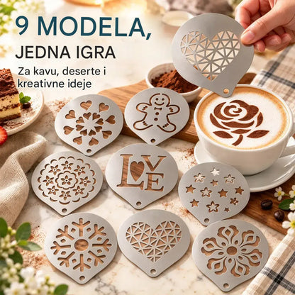 ☕ Šablona od nehrđajućeg čelika za latte art：Zašto kućni baristi, ljubitelji kave i entuzijasti za zabave vole ovaj proizvod: