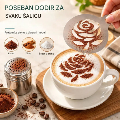 ☕ Šablona od nehrđajućeg čelika za latte art：Zašto kućni baristi, ljubitelji kave i entuzijasti za zabave vole ovaj proizvod: