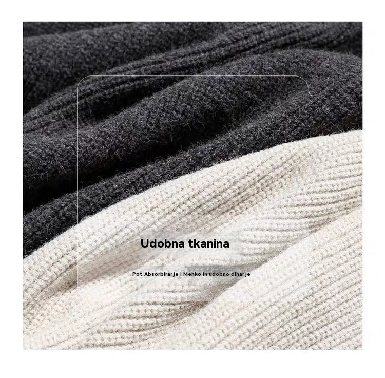 🔥🌷【Modni izdelek】【S-3XL】✨🎉Nova pletena obleka z ovratnikom v evropskem in ameriškem slogu - Visoka kakovost