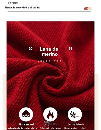 💟Último día: 50% de descuento ✨【S-2XL】Suéter de cuello en V de color sólido para mujer, suelto y casual